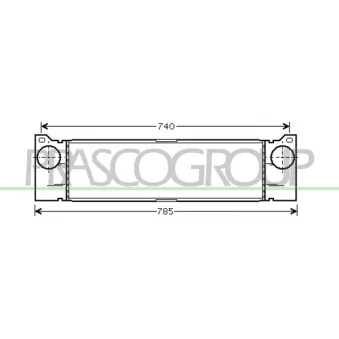 Intercooler, échangeur PRASCO ME909N001