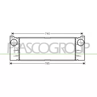 Intercooler, échangeur PRASCO ME909N003
