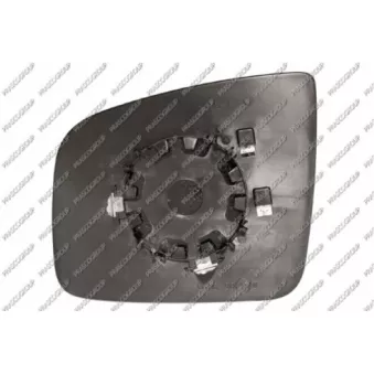 Verre de rétroviseur, rétroviseur extérieur PRASCO ME9107503