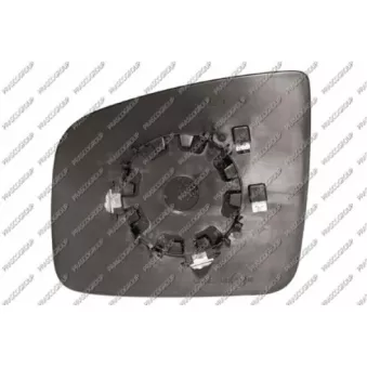 Verre de rétroviseur, rétroviseur extérieur PRASCO ME9107513