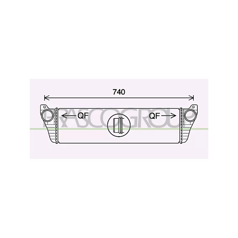 Intercooler, échangeur PRASCO ME910N001