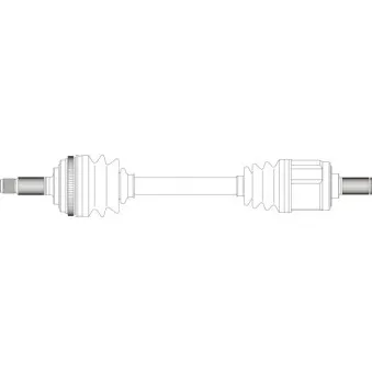 Arbre de transmission avant gauche GENERAL RICAMBI HO3155