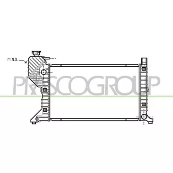 Radiateur, refroidissement du moteur PRASCO ME915R003