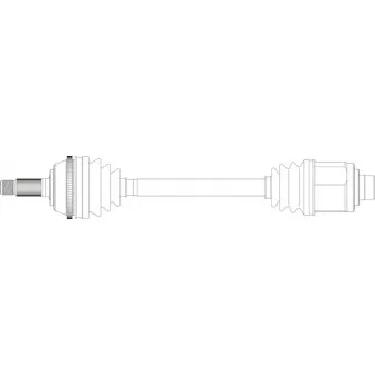 Arbre de transmission avant gauche GENERAL RICAMBI