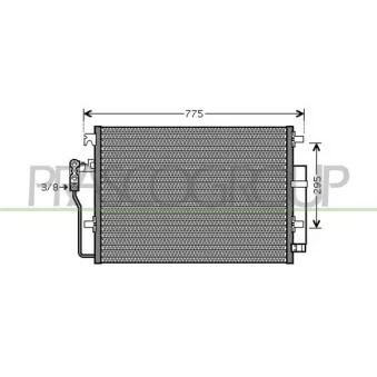 Condenseur, climatisation PRASCO ME919C001