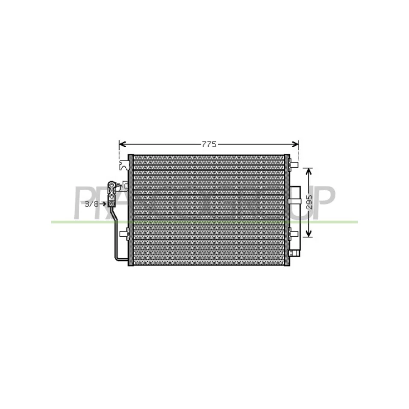Condenseur, climatisation PRASCO ME919C001