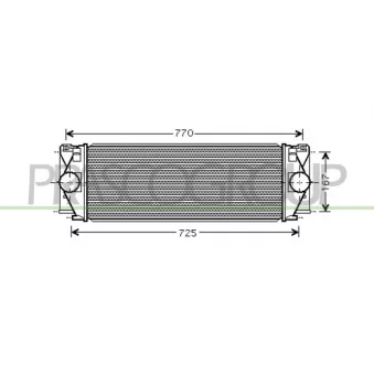 Intercooler, échangeur PRASCO ME919N001