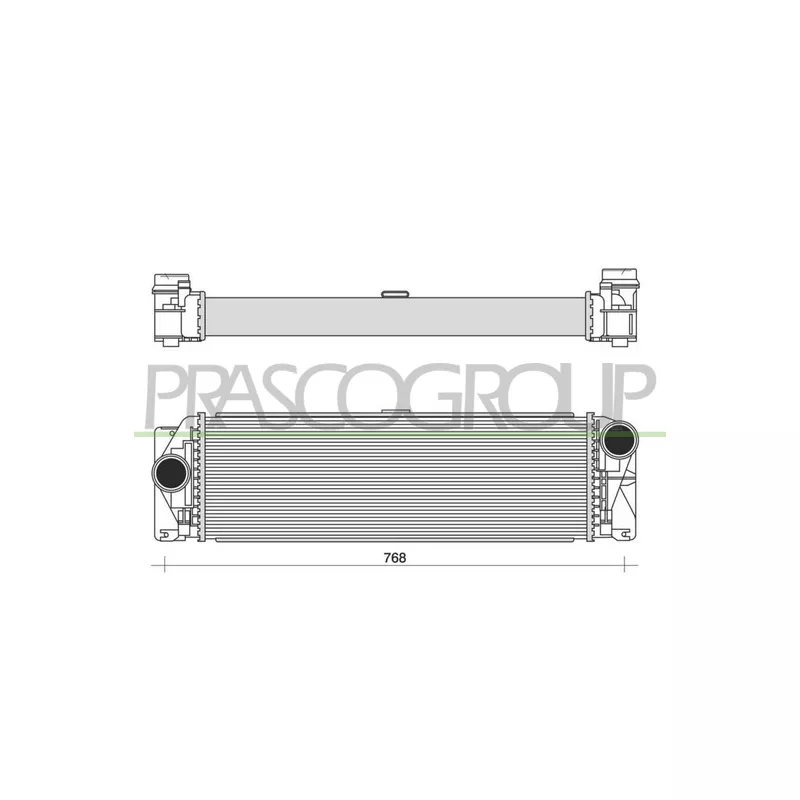 Intercooler, échangeur PRASCO ME923N003