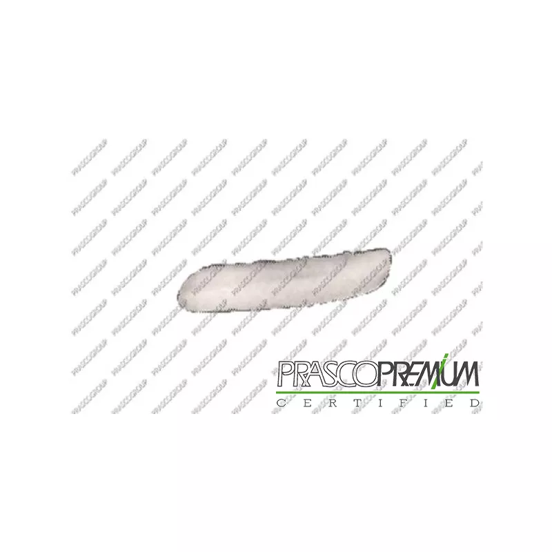 Baguette et bande protectrice, pare-chocs avant gauche PRASCO MN3041244