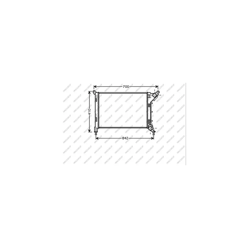 Radiateur, refroidissement du moteur PRASCO MN304R003