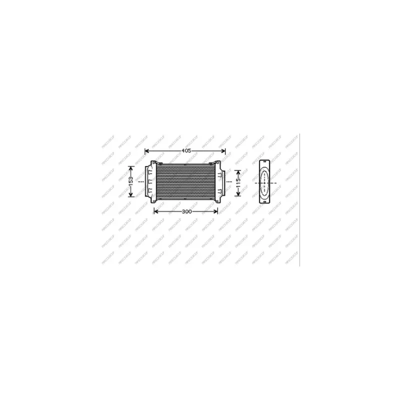 Intercooler, échangeur PRASCO MN306N001