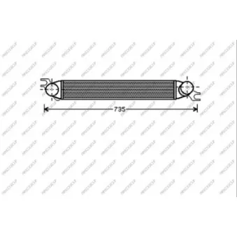 Intercooler, échangeur PRASCO MN308N001