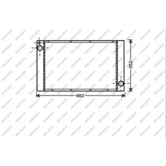 Radiateur, refroidissement du moteur PRASCO MN308R002
