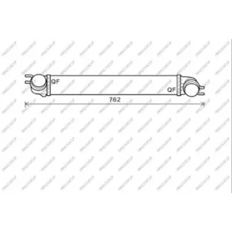 Intercooler, échangeur PRASCO MN310N002