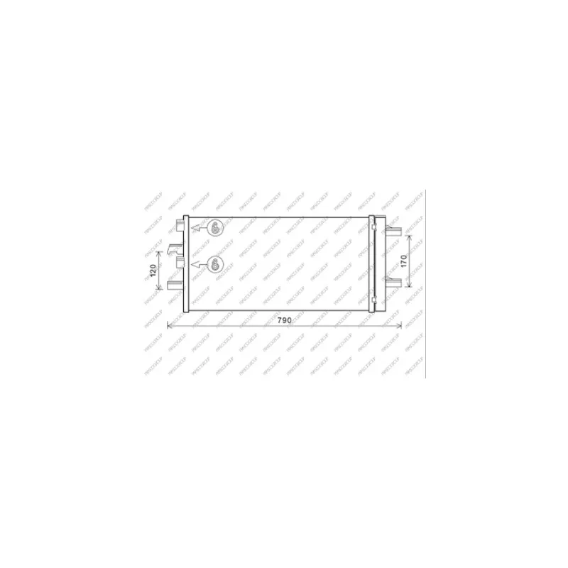Condenseur, climatisation PRASCO MN312C001