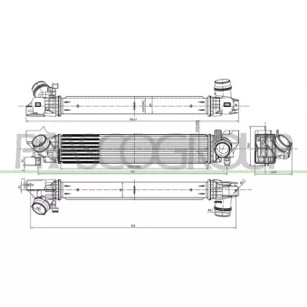 Intercooler, échangeur PRASCO MN312N001