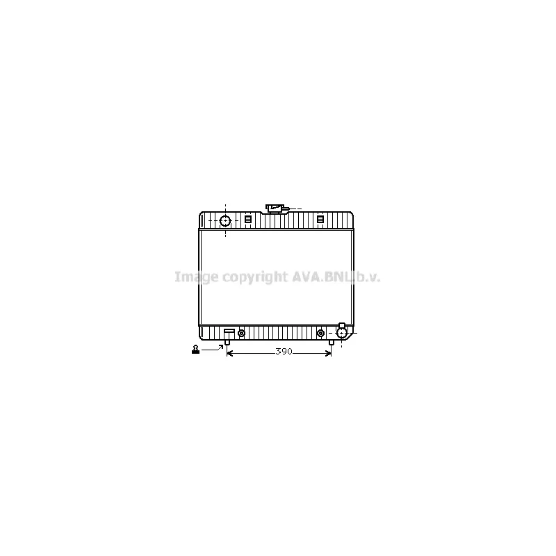 Radiateur, refroidissement du moteur PRASCO MS2048