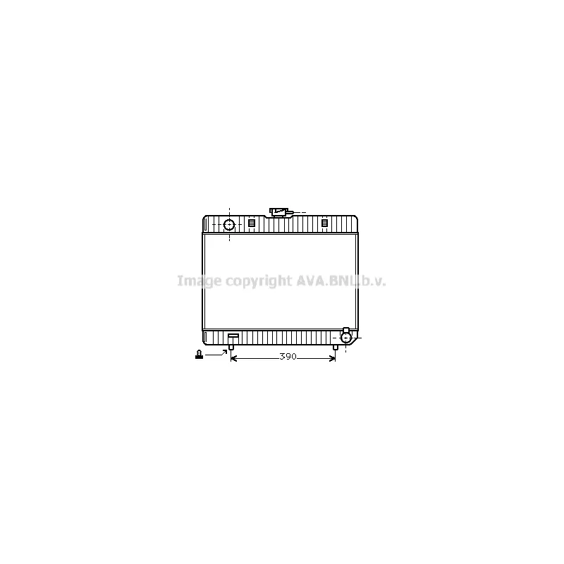 Radiateur, refroidissement du moteur PRASCO MS2103