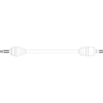 Arbre de transmission avant gauche GENERAL RICAMBI MT3090