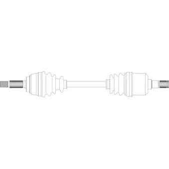 Arbre de transmission avant droit GENERAL RICAMBI MT3091