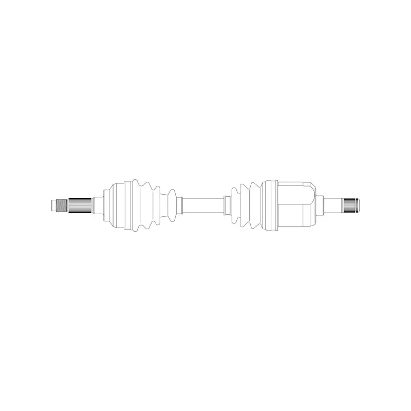 Arbre de transmission avant droit GENERAL RICAMBI MZ3024