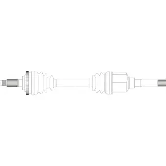 Arbre de transmission avant gauche GENERAL RICAMBI MZ3152