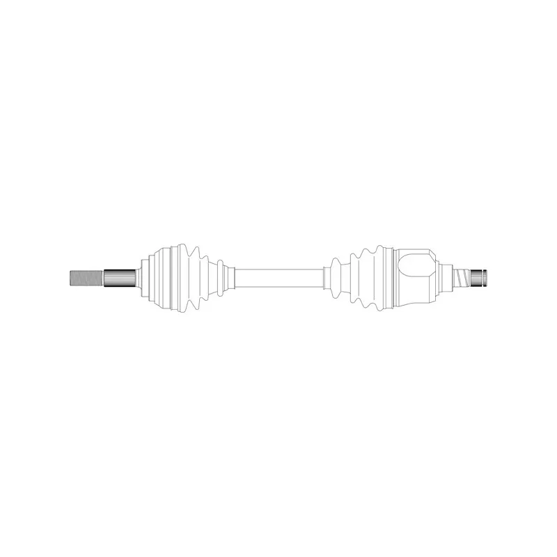 Arbre de transmission avant droit GENERAL RICAMBI ND3004