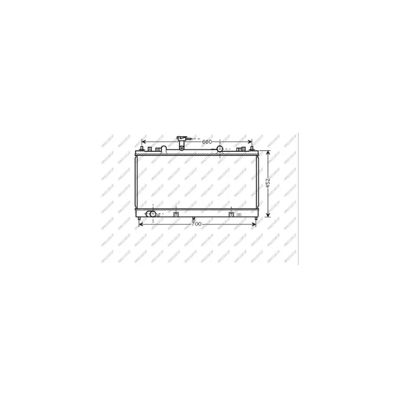 Radiateur, refroidissement du moteur PRASCO MZ049R005
