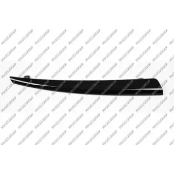 Jeu de baguettes et bandes protectrices, pare-chocs avant droit PRASCO MZ0531233