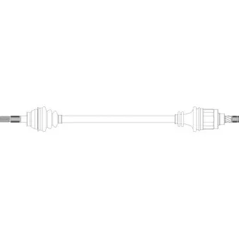 Arbre de transmission avant droit GENERAL RICAMBI ND3022