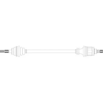 Arbre de transmission avant droit GENERAL RICAMBI ND3035