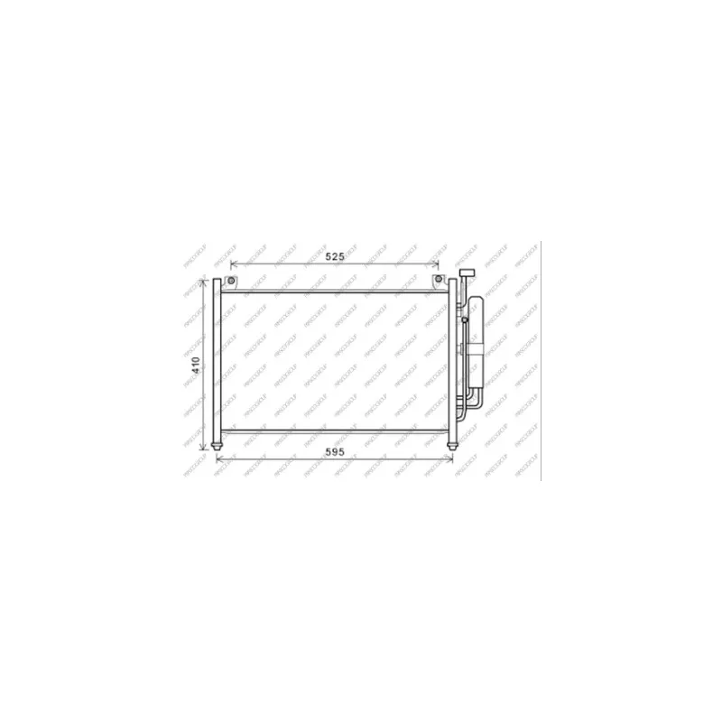 Condenseur, climatisation PRASCO MZ309C001