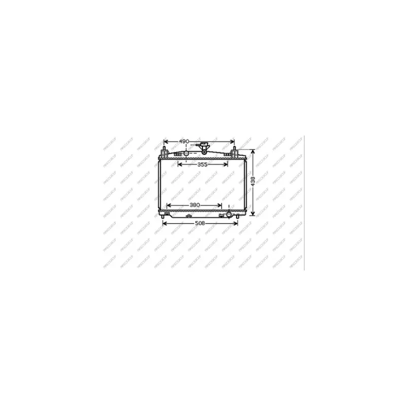 Radiateur, refroidissement du moteur PRASCO MZ309R002