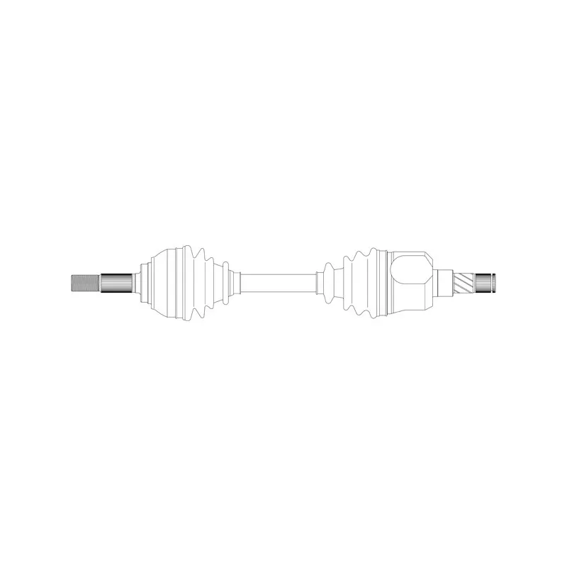 Arbre de transmission avant droit GENERAL RICAMBI ND3084