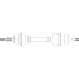 Arbre de transmission avant gauche GENERAL RICAMBI ND3121