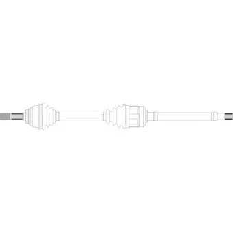 Arbre de transmission avant droit GENERAL RICAMBI ND3122