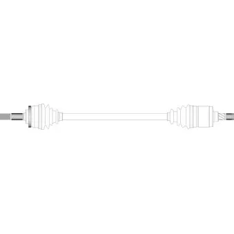 Arbre de transmission avant droit GENERAL RICAMBI ND3124