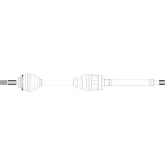 Arbre de transmission avant droit GENERAL RICAMBI ND3130