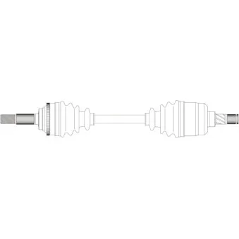 Arbre de transmission avant gauche GENERAL RICAMBI ND3164