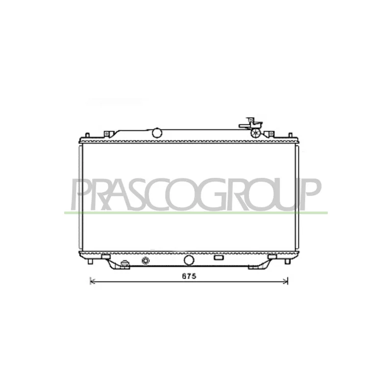 Radiateur, refroidissement du moteur PRASCO MZ332R001
