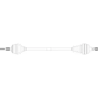 Arbre de transmission avant droit GENERAL RICAMBI OP3004