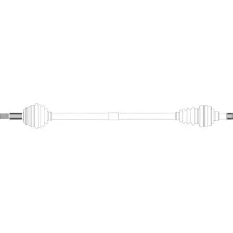 Arbre de transmission avant droit GENERAL RICAMBI OP3025