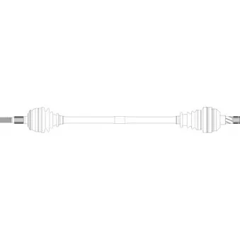 Arbre de transmission avant droit GENERAL RICAMBI OP3029