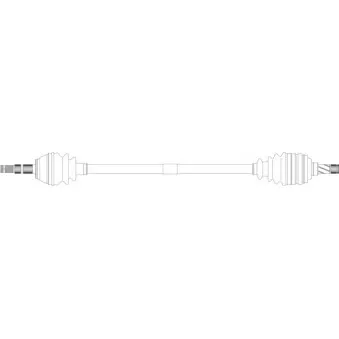 Arbre de transmission avant droit GENERAL RICAMBI OP3037
