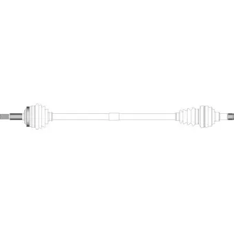 Arbre de transmission avant droit GENERAL RICAMBI OP3048