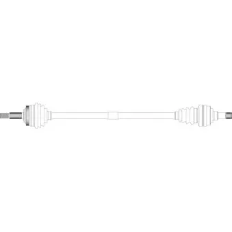 Arbre de transmission avant droit GENERAL RICAMBI OP3049