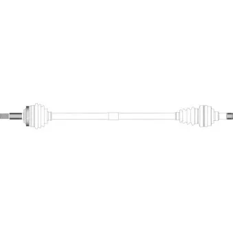 Arbre de transmission avant droit GENERAL RICAMBI OP3052
