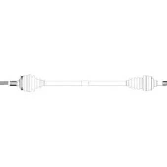 Arbre de transmission avant droit GENERAL RICAMBI OP3054