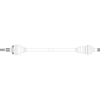 Arbre de transmission avant droit GENERAL RICAMBI OP3071