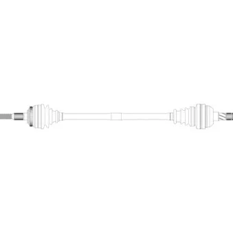 Arbre de transmission avant droit GENERAL RICAMBI OP3073